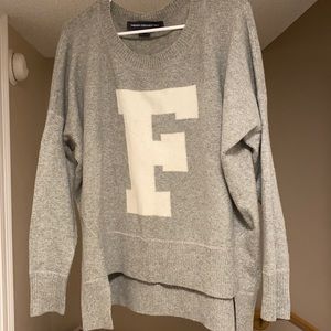 French Connection Sweater-hi lo